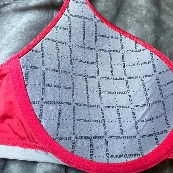 Victorias Secret Size 34B Perfect Shape Bra Pink Space Dye Heathered Underwire - Picture 8 of 11